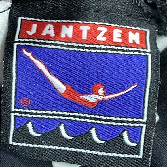 Jantzen black one piece swim suit.  Size 12 L large - Picture 7 of 9